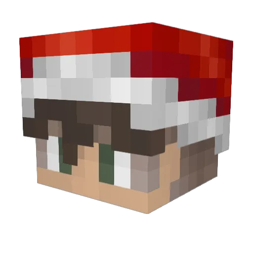 teamgame22 Minecraft avatar head, 3D render