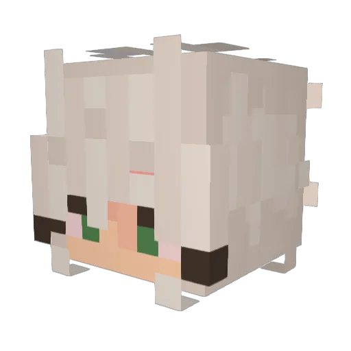 teamhagala Minecraft avatar head, 3D render