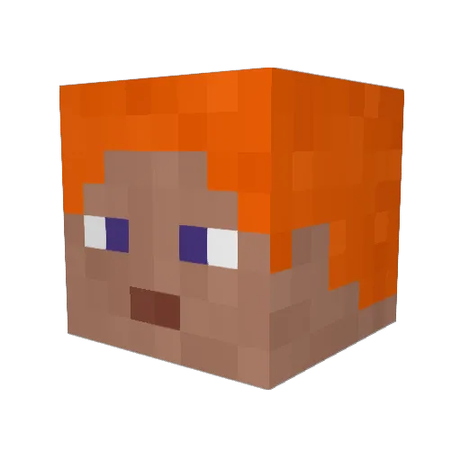 teamnewke Minecraft avatar head, 3D render