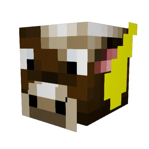 teamshot76 Minecraft avatar head, 3D render