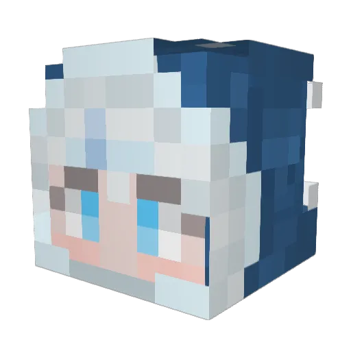 teamsoldier65 Minecraft avatar head, 3D render