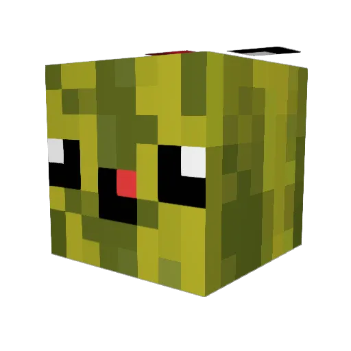 teap0t_ Minecraft avatar head, 3D render