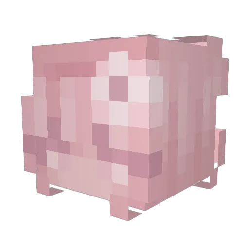 teapok Minecraft avatar head, 3D render