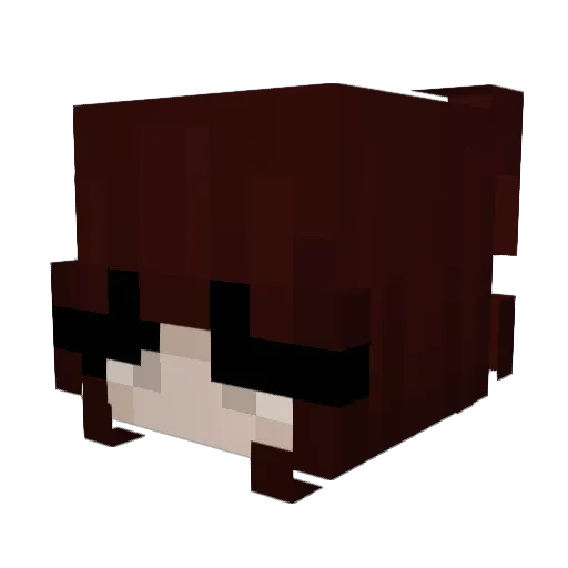 teardropghast15 Minecraft avatar head, 3D render