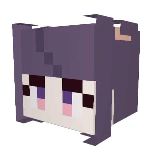 tearest41 Minecraft avatar head, 3D render