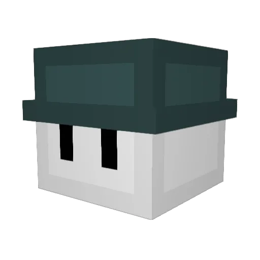 tearful934blade Minecraft avatar head, 3D render