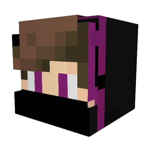tearie06 Minecraft avatar head, 3D render