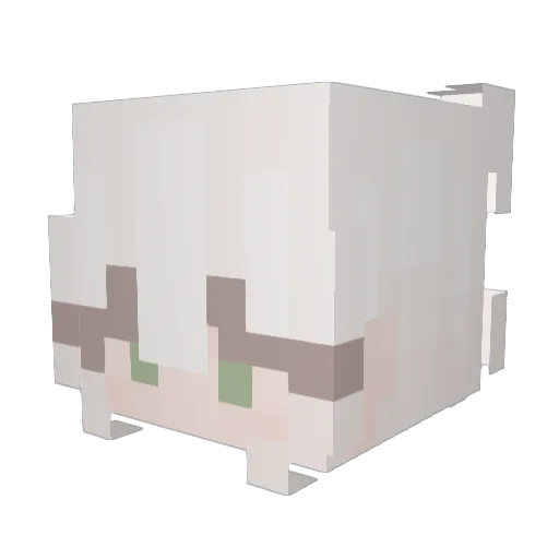 tearrie Minecraft avatar head, 3D render