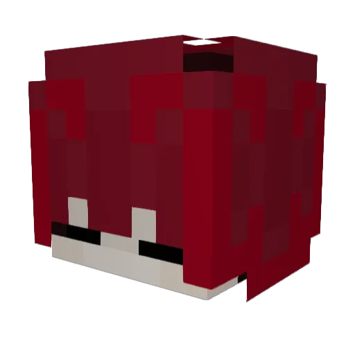 tearzofrain Minecraft avatar head, 3D render
