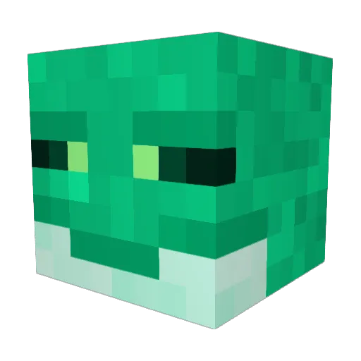 teawesome1 Minecraft avatar head, 3D render