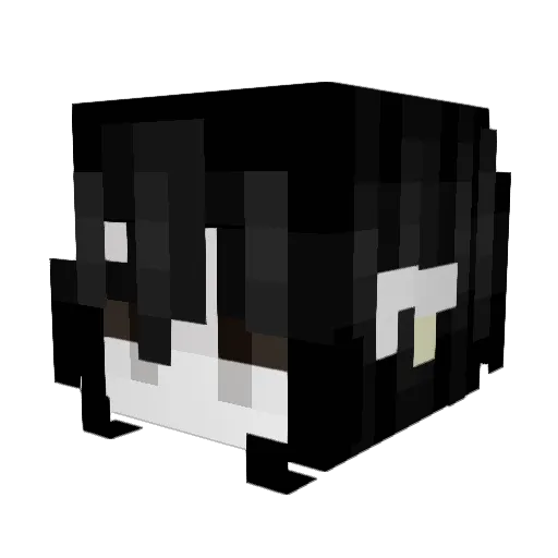 tecco Minecraft avatar head, 3D render