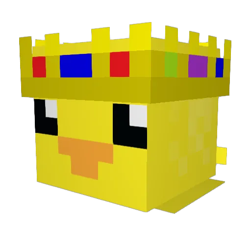 techbanana4132 Minecraft avatar head, 3D render