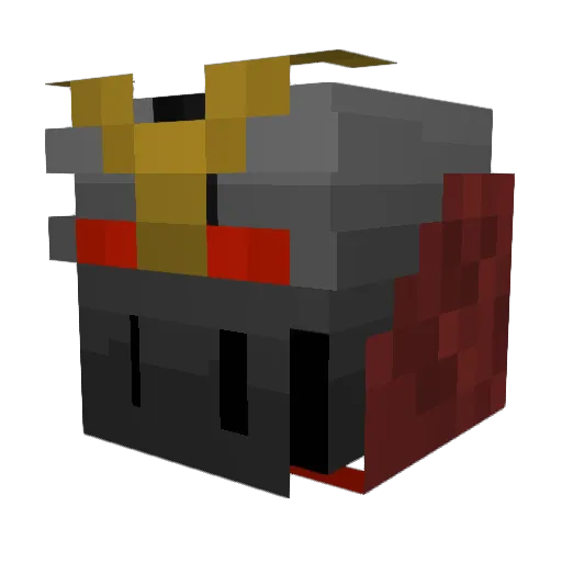 techc Minecraft avatar head, 3D render