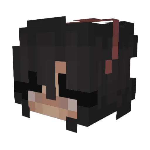 techn0kitty Minecraft avatar head, 3D render