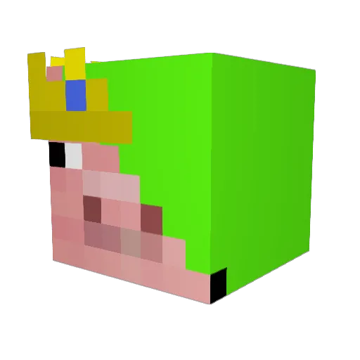 technodream123 Minecraft avatar head, 3D render