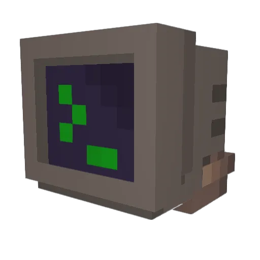 techobugs Minecraft avatar head, 3D render