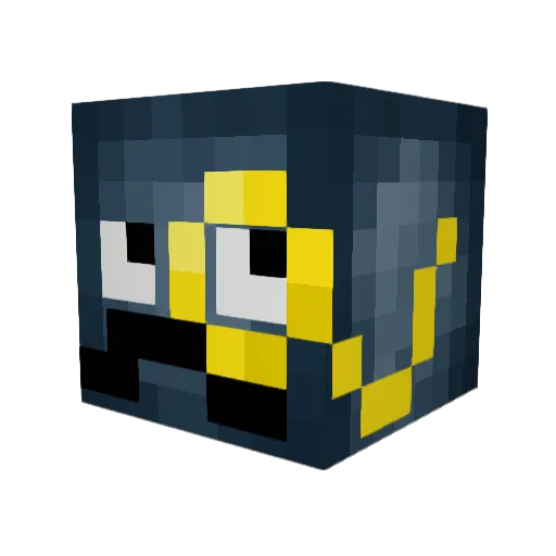 techteddy1337 Minecraft avatar head, 3D render