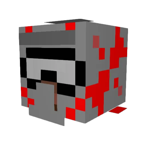 techwar10r Minecraft avatar head, 3D render