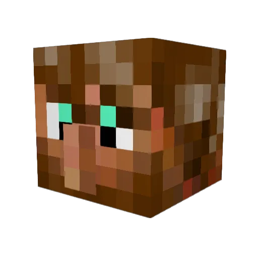 techygenius12 Minecraft avatar head, 3D render