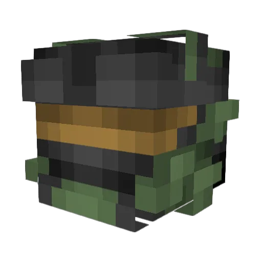 teckboots Minecraft avatar head, 3D render