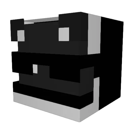 teclas98 Minecraft avatar head, 3D render
