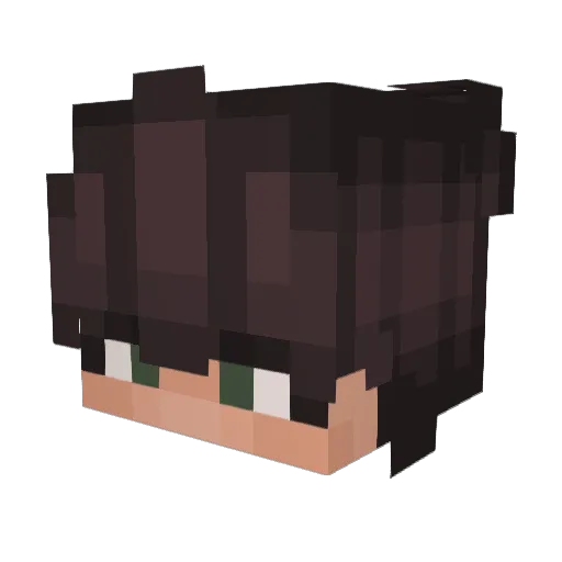 tedamancy Minecraft avatar head, 3D render