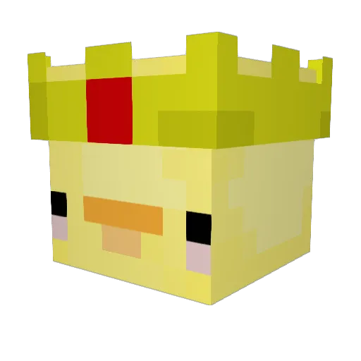 tedbundyxoxo Minecraft avatar head, 3D render