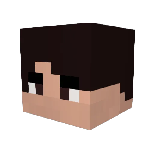 tedd005 Minecraft avatar head, 3D render