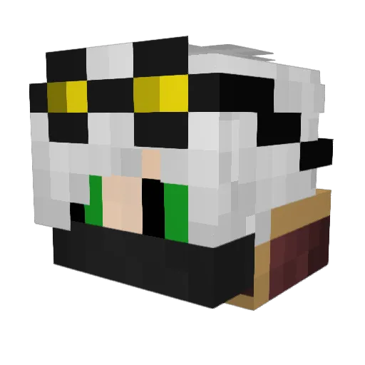 teddiex5 Minecraft avatar head, 3D render