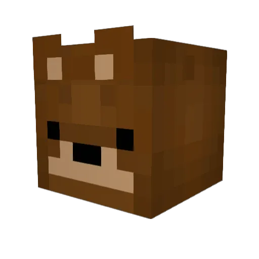 teddybear2722 Minecraft avatar head, 3D render
