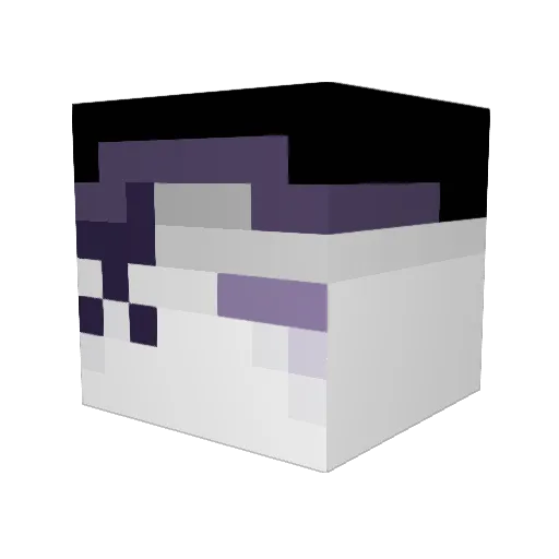 teddybloxy Minecraft avatar head, 3D render