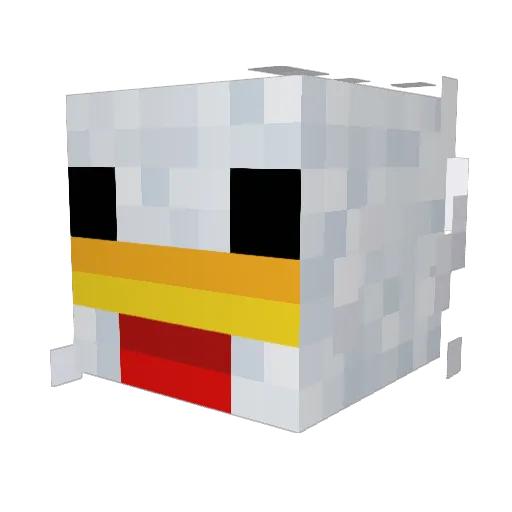 teeby777 Minecraft avatar head, 3D render