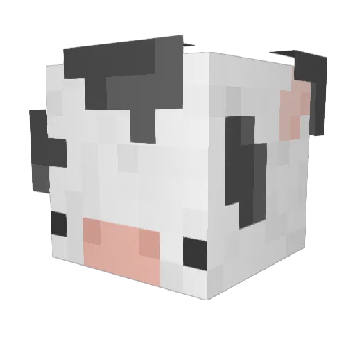 teeeya Minecraft avatar head, 3D render