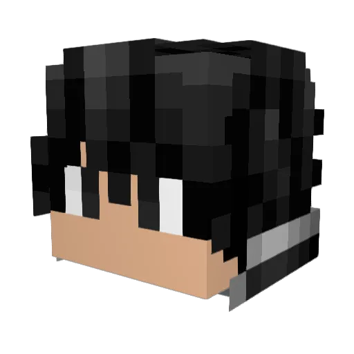 teej200 Minecraft avatar head, 3D render