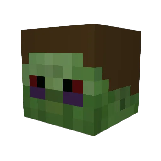 teemu69 Minecraft avatar head, 3D render