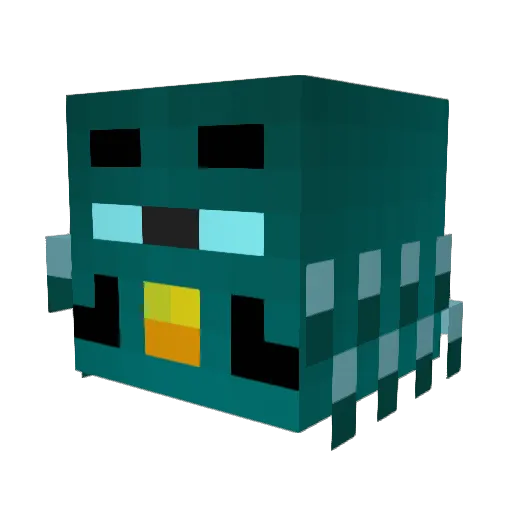 teeth_garage Minecraft avatar head, 3D render
