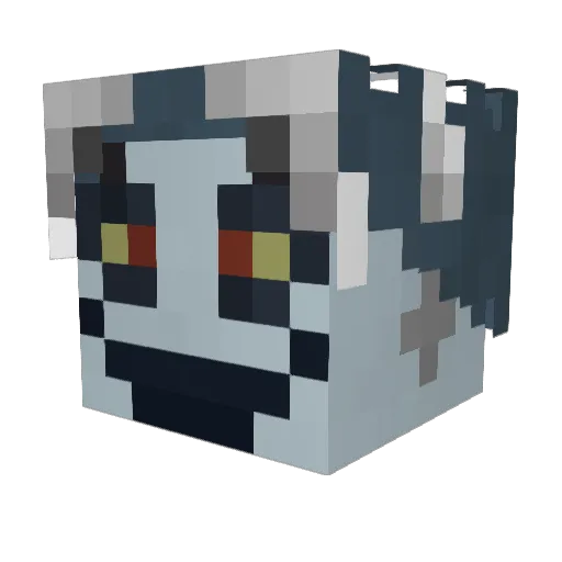 teethies Minecraft avatar head, 3D render