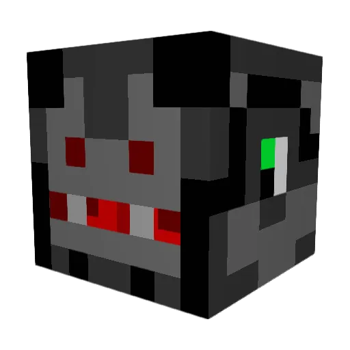 teezwerg Minecraft avatar head, 3D render