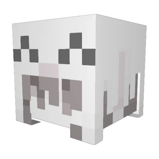 tefc Minecraft avatar head, 3D render