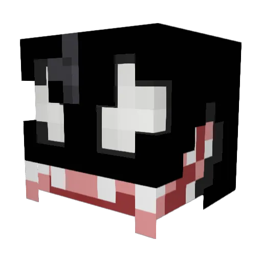 tehTacco Minecraft avatar head, 3D render