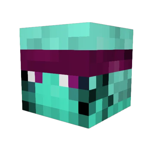 tehfaista Minecraft avatar head, 3D render