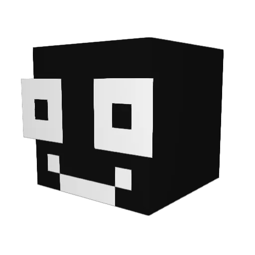 tehnic_cup Minecraft avatar head, 3D render