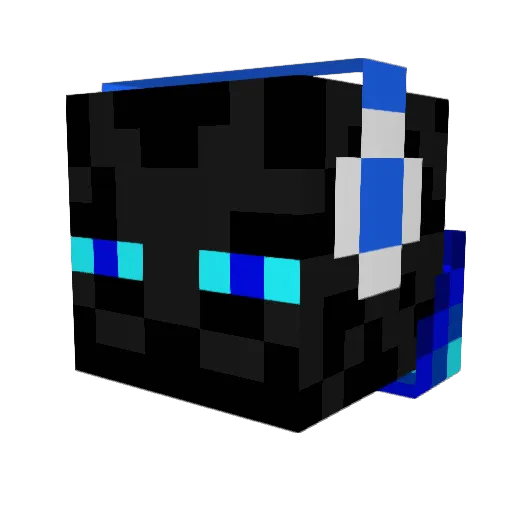 tehnoobsniper Minecraft avatar head, 3D render
