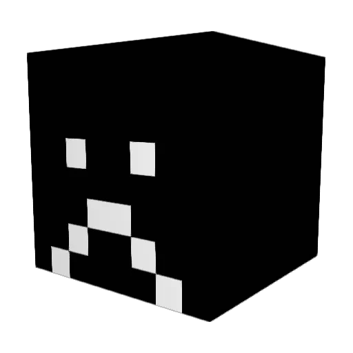 tehnyl Minecraft avatar head, 3D render