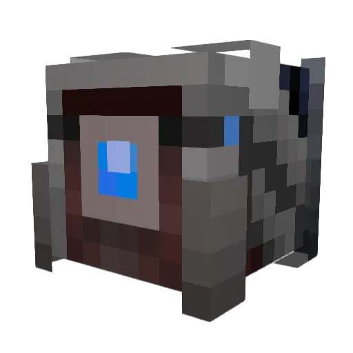 teht0m Minecraft avatar head, 3D render