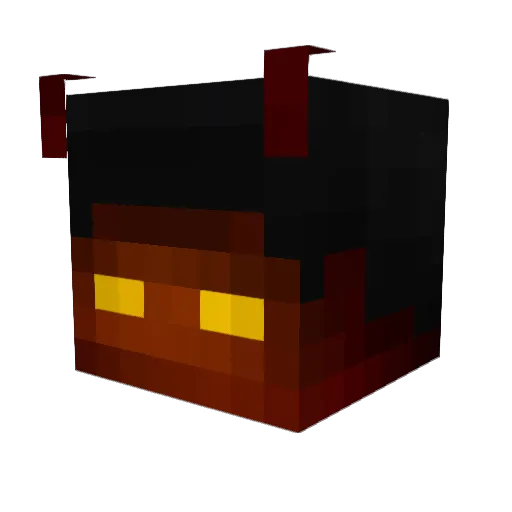 tehtark Minecraft avatar head, 3D render