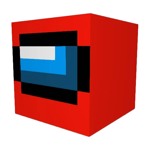 teichenlaub Minecraft avatar head, 3D render
