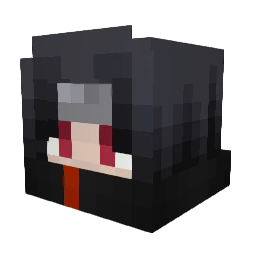 teikou9 Minecraft avatar head, 3D render