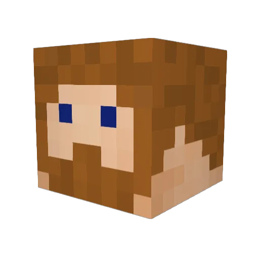 teilo Minecraft avatar head, 3D render