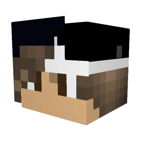 teimll Minecraft avatar head, 3D render